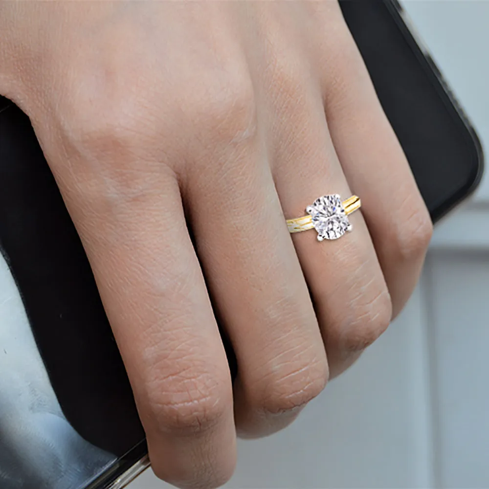 1 ct. G - VS2 Oval  Cut Lab Grown Diamond Solitaire Engagement Ring in 14k Gold