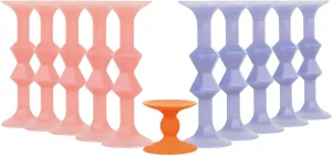 11Pcs Diamond Styled Valentine's Day Silicone Suction Cup Dart Game Pictionary Game for Family Party (Solid Color)