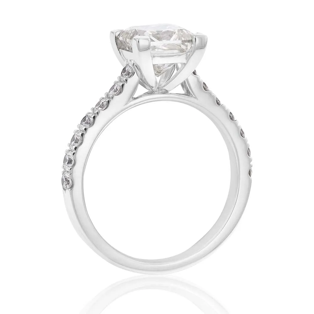 18ct White Gold 3 Carat Diamond Ring