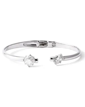 18k White Gold Diamond Cuff Bracelet