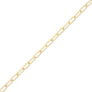 2.0 mm Fine Paperclip Chain 14K Solid Gold Permanent Jewelry Link - By the Inch / PMJ0014