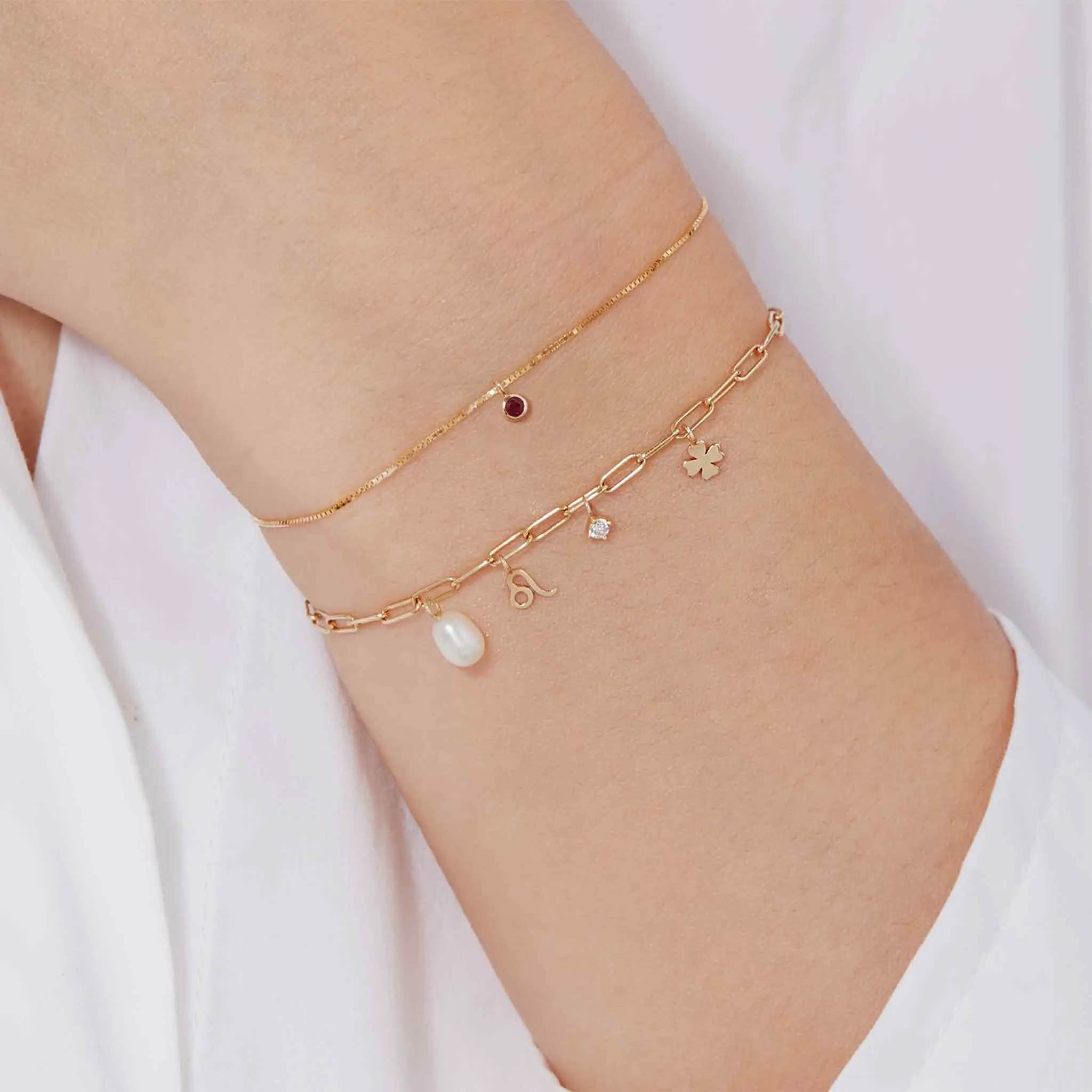 2.0 mm Fine Paperclip Chain 14K Solid Gold Permanent Jewelry Link - By the Inch / PMJ0014