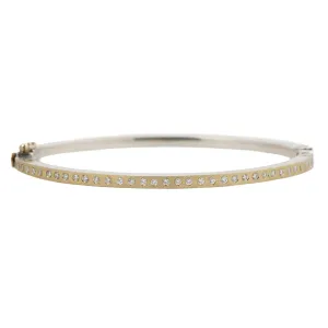 Adam Gold and Silver Bangle