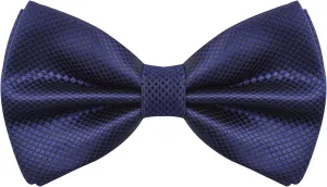 Alizeal Mens Solid Mini Squares Formal Banded Bow Ties