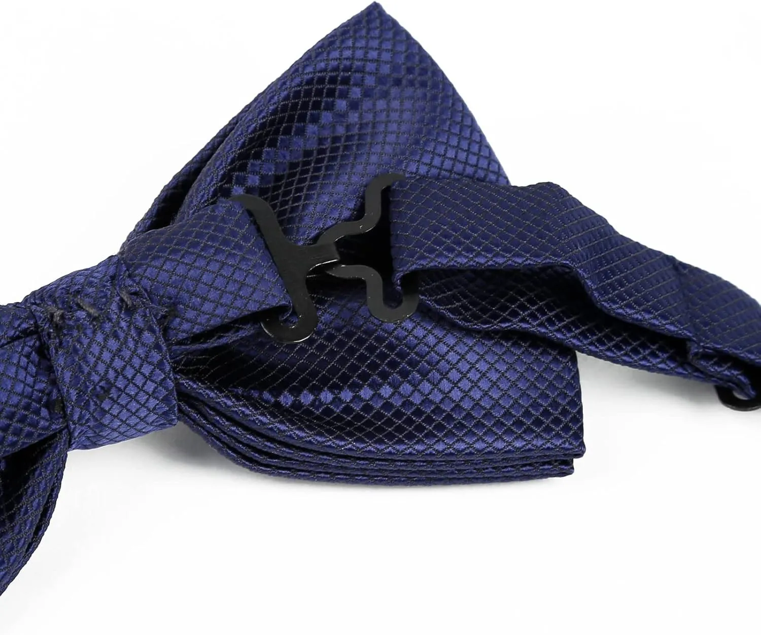 Alizeal Mens Solid Mini Squares Formal Banded Bow Ties