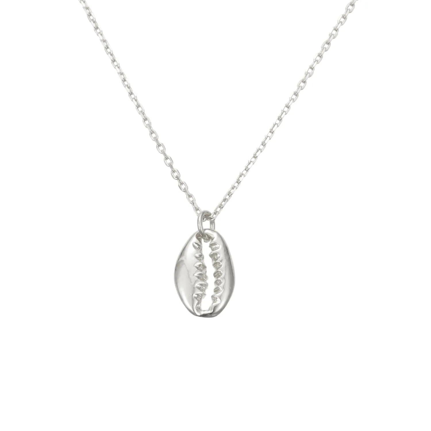 Beach Ocean Lover Necklace For Women, Beach Wave Whale tail Surfing Pendant Necklace 18K Gold Dipped Silver Dainty Beach Necklace (Silver, Shell)