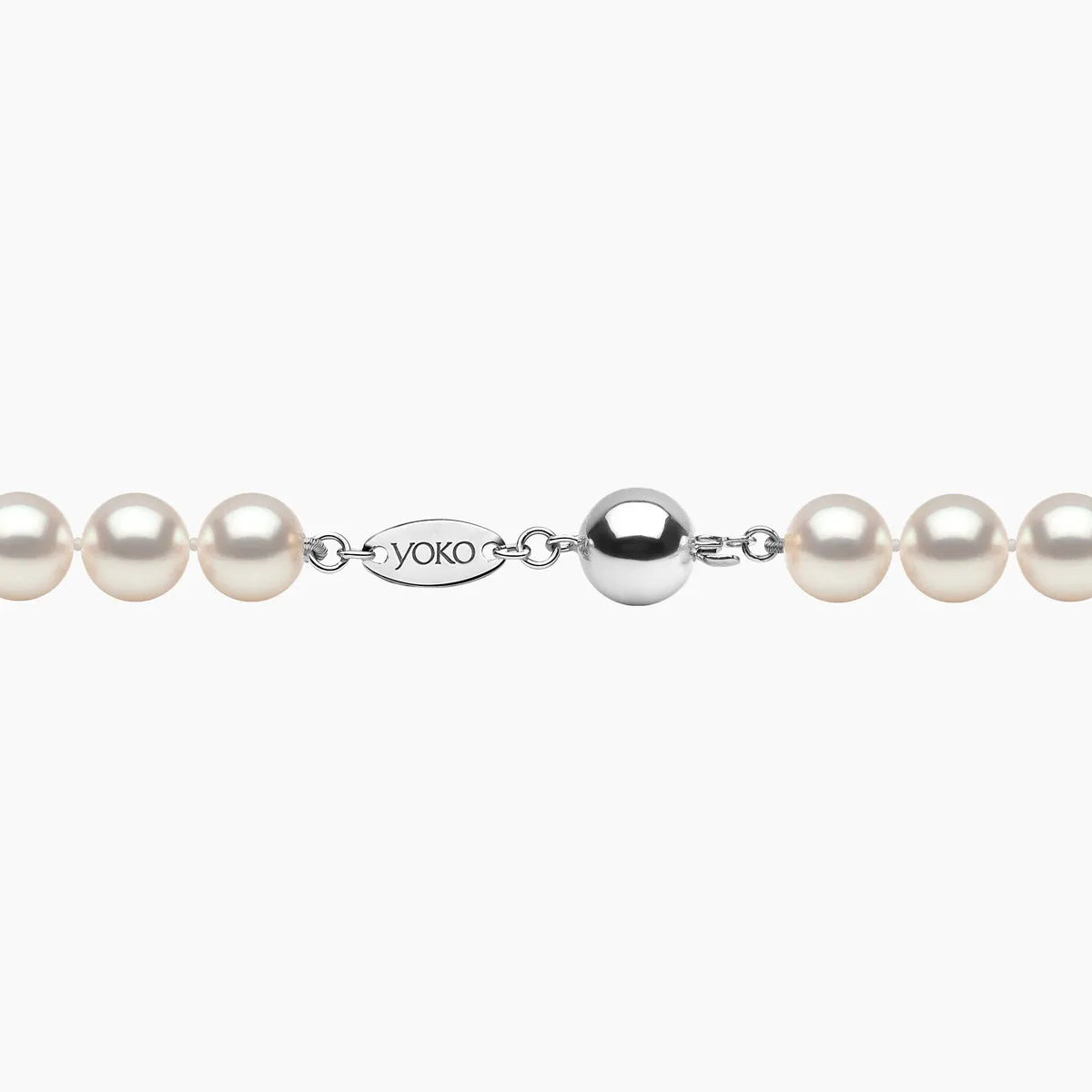 Classic 18K Gold AA Akoya Pearl Necklace