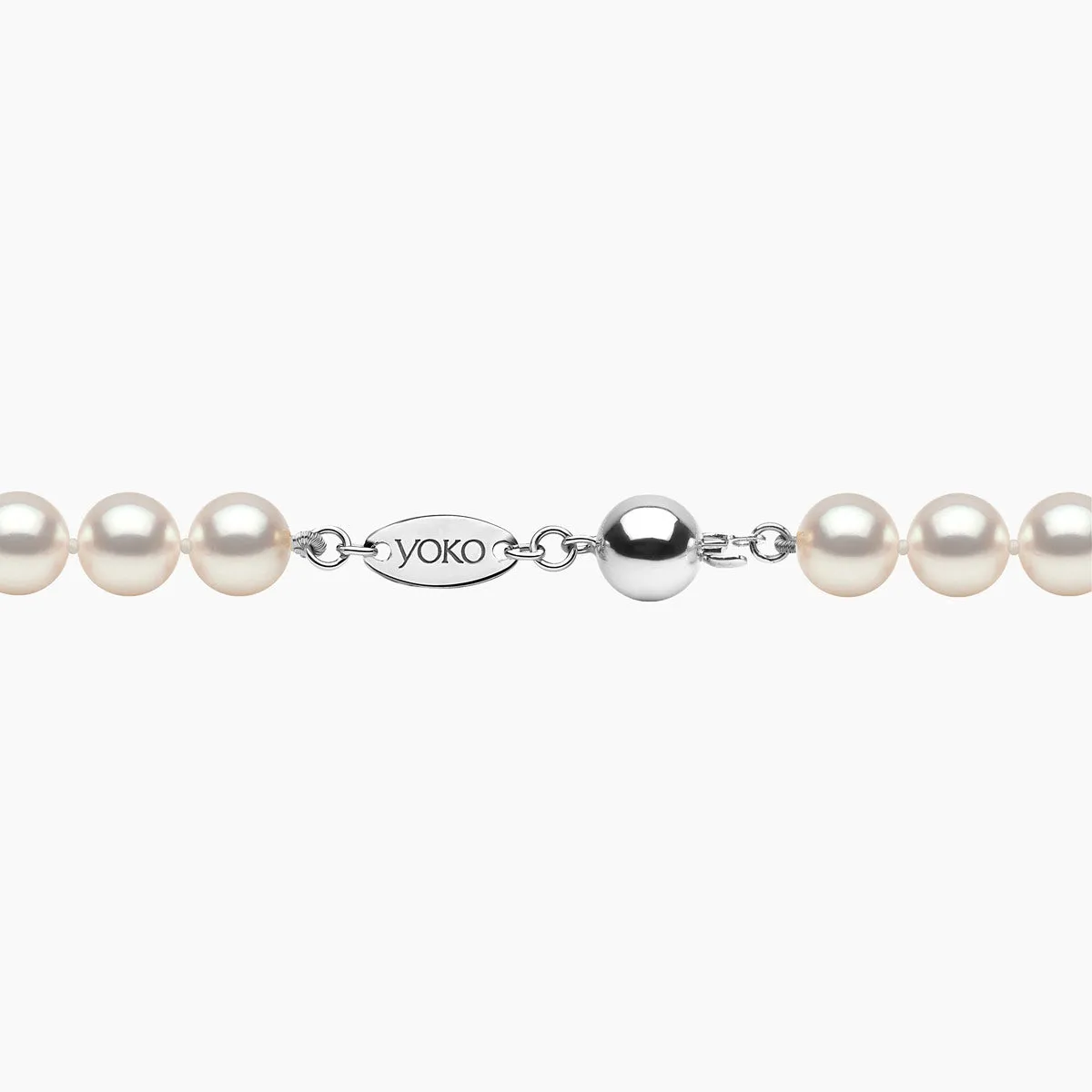 Classic 18K Gold AA Akoya Pearl Necklace