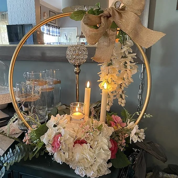darkline LED Candles Taper Candles 3D Flameless Candles Battery Operated Candle Lights LED Long Candles for Table Christmas Birthday Party Wedding Home Church Decoration with Remote-6 Pics