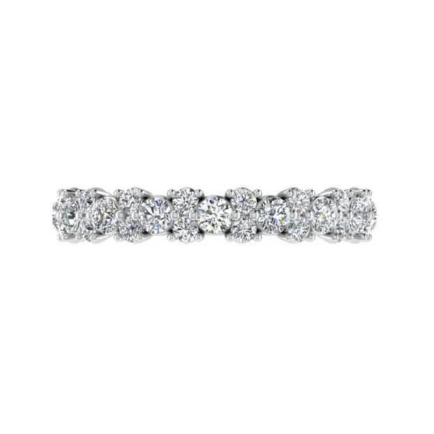 Diamond Cluster Eternity Band