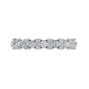 Diamond Cluster Eternity Band