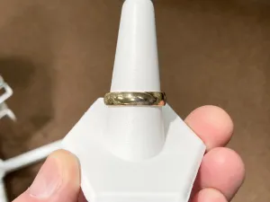 Gold Wedding Band 5 Millimeters Wide