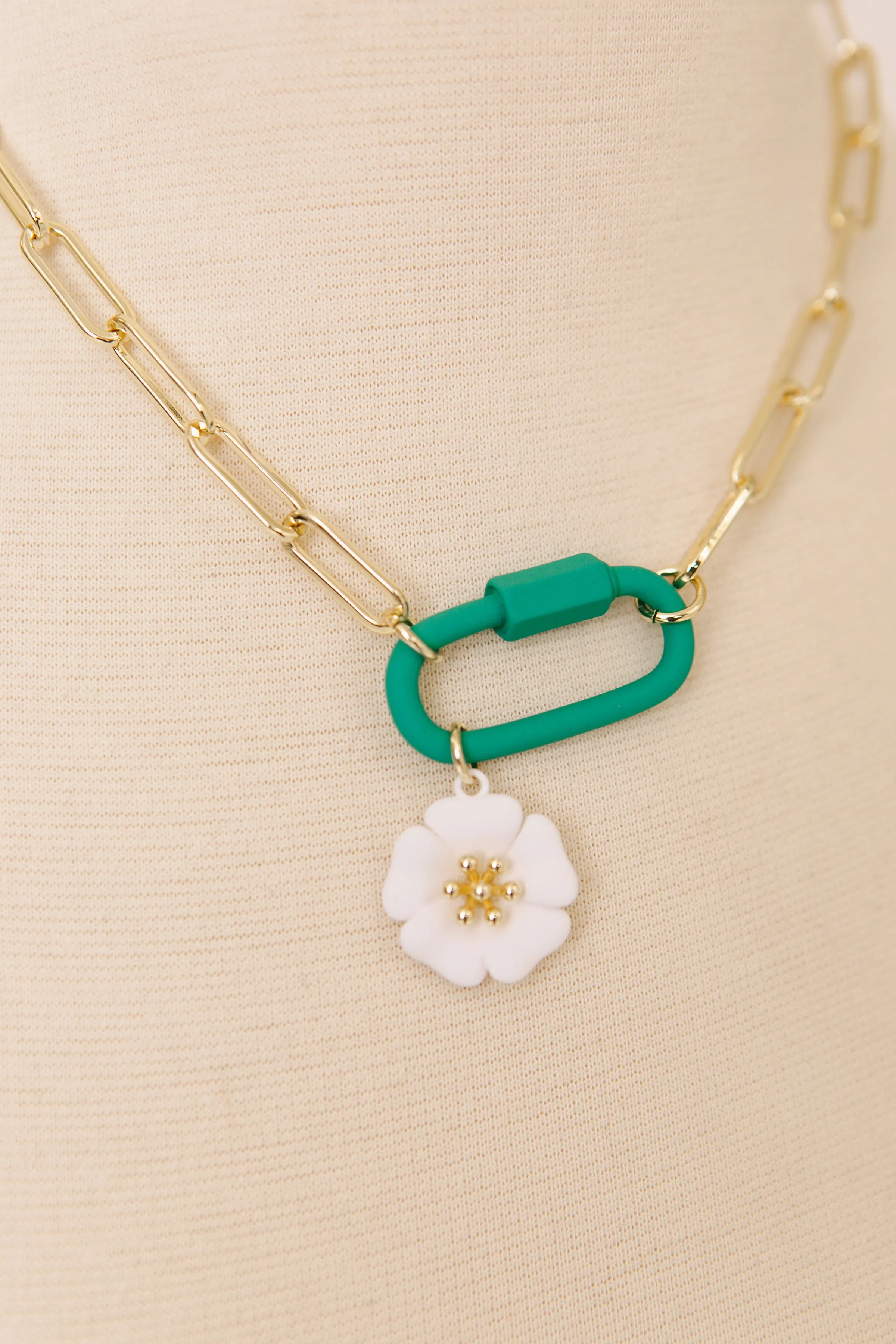 Ivy Exclusive - More is Yet to Come Carabiner Necklace