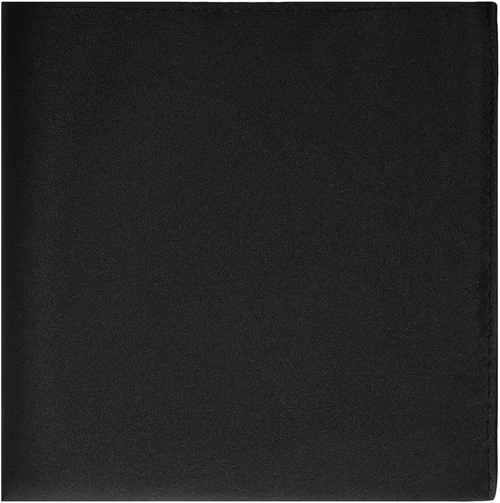 KissTies 1PC/6PCS Satin Pocket Square Solid Color Handkerchief   Gift Box