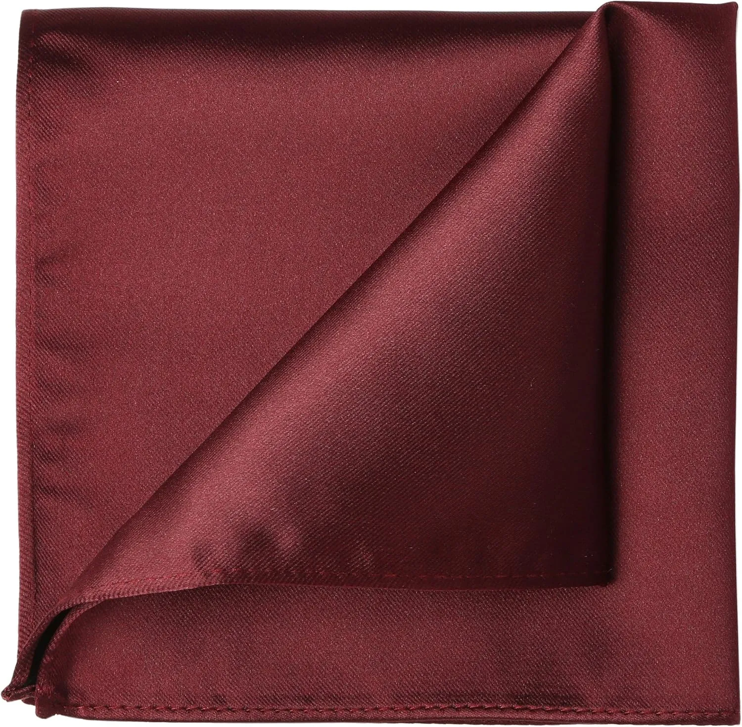 KissTies 1PC/6PCS Satin Pocket Square Solid Color Handkerchief   Gift Box