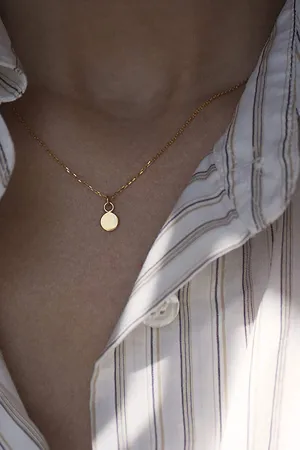 lumi necklace gold <br> by Neinties