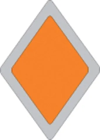 ORANGE PLASTIC REFLECTIVE SNOWMOBILE TRAIL BLAZER DIAMOND, Manufacturer: VOSS SIGNS, Manufacturer Part Number: 264 RB OR-AD, Stock Photo - Actual parts may vary.