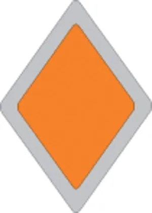 ORANGE PLASTIC REFLECTIVE SNOWMOBILE TRAIL BLAZER DIAMOND, Manufacturer: VOSS SIGNS, Manufacturer Part Number: 264 RB OR-AD, Stock Photo - Actual parts may vary.