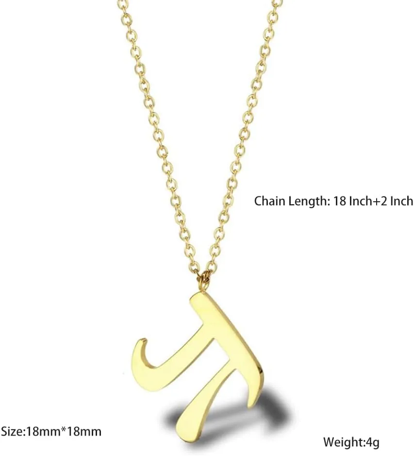 Pi Pendant Necklace Stainless Steel Mathematical Symbol 3.14 Math Sign Jewelry Gift For Science Math Teacher
