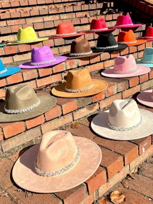 Raw diamond Vegan Fedora Turquoise