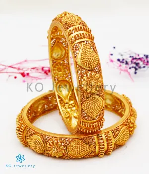 The Alvira Silver Filigree Bangle(Size 2.4)