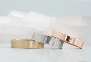 The Unisex Gold Wedding Band