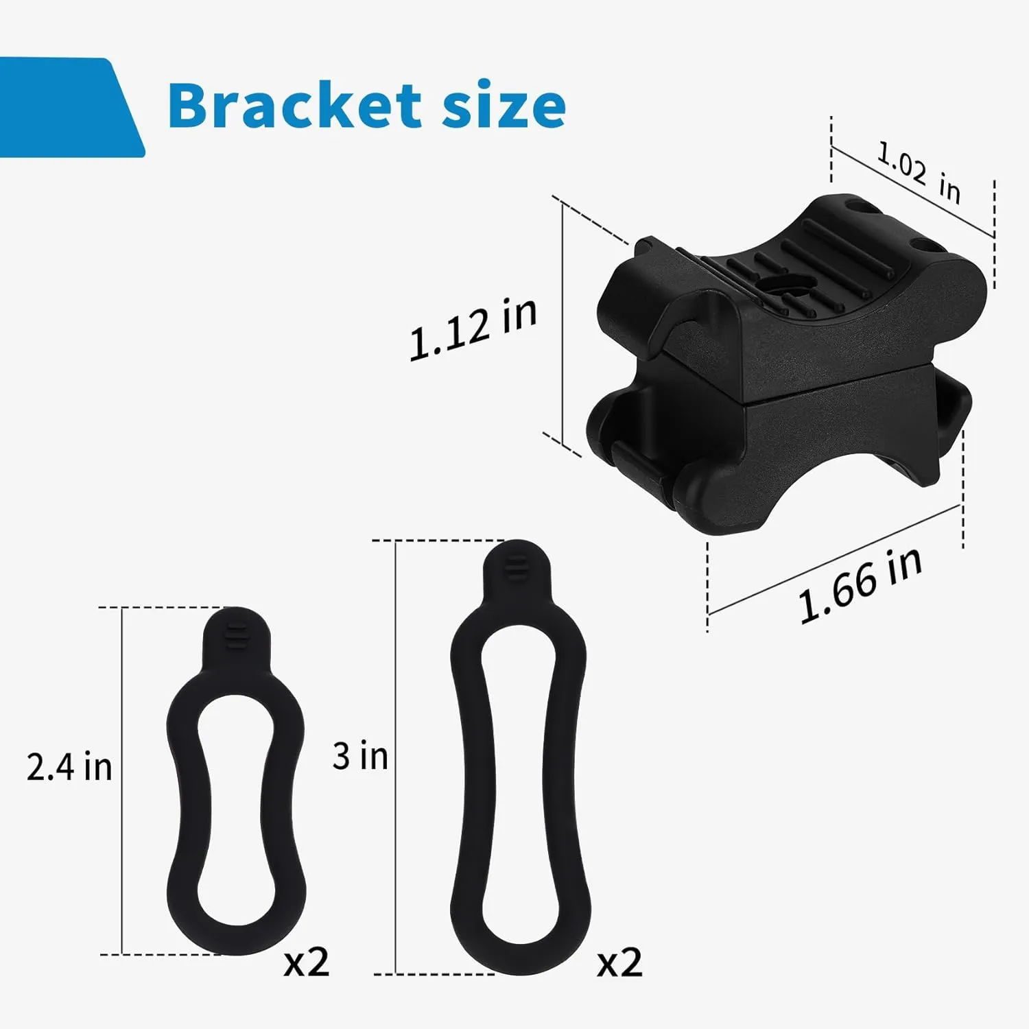 Universal Flashlight Bike Mount for Flashlight